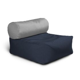 Jaxx Tybee Large Outdoor Lounge w/ Bolster - Sunbrella Indigo
