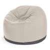 Jaxx Palmetto Large Round Outdoor Bean Bag Club Chair - Pearl