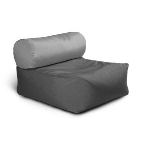Jaxx Tybee Large Outdoor Lounge w/ Bolster - Sunbrella Slate
