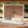 Jaxx Clermont Sun Lounger - Luxurious Waterproof Poolside Lounge & Outdoor Chaise - Sunbrella Flax