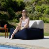Jaxx Tybee Large Outdoor Lounge w/ Bolster - Sunbrella Indigo