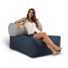 Jaxx Tybee Large Outdoor Lounge w/ Bolster - Sunbrella Indigo