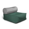 Jaxx Tybee Large Outdoor Lounge w/ Bolster - Sunbrella Breeze