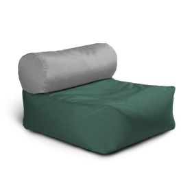 Jaxx Tybee Large Outdoor Lounge w/ Bolster - Sunbrella Breeze