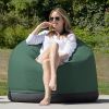 Jaxx Palmetto Large Round Outdoor Bean Bag Club Chair - Sunbrella Breeze