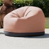 Jaxx Palmetto Large Round Outdoor Bean Bag Club Chair - Sunbrella Petal