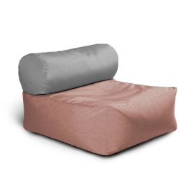 Jaxx Tybee Large Outdoor Lounge w/ Bolster - Sunbrella Petal