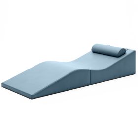 Jaxx Clermont Sun Lounger - Luxurious Waterproof Poolside Lounge & Outdoor Chaise - Marine Vinyl Bay Navy