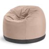 Jaxx Palmetto Large Round Outdoor Bean Bag Club Chair - Sunbrella Petal
