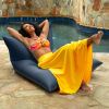 Jaxx Finster Outdoor Bean Bag Lounge Chair - Sunbrella Navy