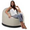Jaxx Palmetto Large Round Outdoor Bean Bag Club Chair - Flax