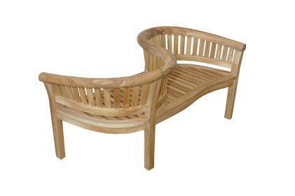 Curve Loveseat with Extra Thick Wood