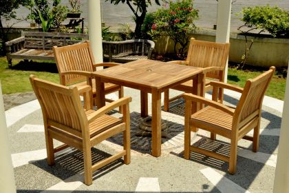 Sahara 5-Pieces Square Dining Set