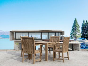 Bahama Chicago 5 Pieces Square Bistro Set