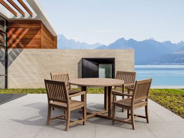 Rialto 5 Pieces Outdoor Round Dining Set