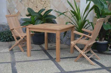 Classic 3 Pieces Folding Outdoor Dining Set