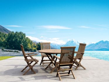 Classic 5 Pieces Folding Outdoor Dining Set
