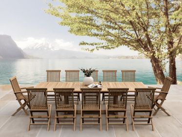 Classic Valencia 13 Pieces Outdoor Dining Set