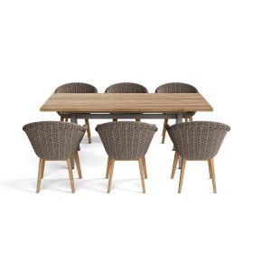 SET-39A 7-pc Alura Padua Dining Table Set