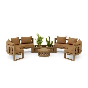 SET-809 Circular Modular Deep Seating Set