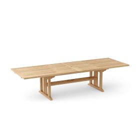 Sahara 126" Rectangular double Ext Table