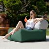 Jaxx Tybee Large Outdoor Lounge w/ Bolster - Sunbrella Breeze