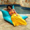 Jaxx Finster Outdoor Bean Bag Lounge Chair - Sunbrella Cancun