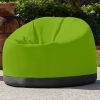 Jaxx Palmetto Large Round Outdoor Bean Bag Club Chair - Lime