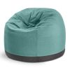 Jaxx Palmetto Large Round Outdoor Bean Bag Club Chair - Sunbrella Breeze