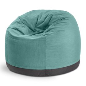 Jaxx Palmetto Large Round Outdoor Bean Bag Club Chair - Sunbrella Breeze