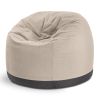Jaxx Palmetto Large Round Outdoor Bean Bag Club Chair - Flax