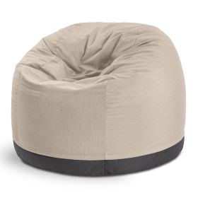 Jaxx Palmetto Large Round Outdoor Bean Bag Club Chair - Flax