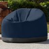 Jaxx Palmetto Large Round Outdoor Bean Bag Club Chair - Sunbrella Navy