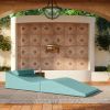 Jaxx Clermont Sun Lounger - Luxurious Waterproof Poolside Lounge & Outdoor Chaise - Sunbrella Breeze