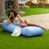 Arlo Outdoor Bean Bag Sun Lounger - Pool and Patio Chaise Recliner