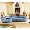 Baya 4 Piece Outdoor Sofa with Ottoman - Luxurious European Style Soft Seating