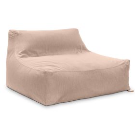Jaxx Lavista Outdoor Bean Bag Loveseat / Modern Patio Sofa (Option: Sunbrella Petal)