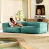 Baya Outdoor Modular Loveseat - Luxurious Soft Seating for Poolside or Hospitality