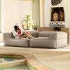 Baya Outdoor Modular Loveseat - Luxurious Soft Seating for Poolside or Hospitality