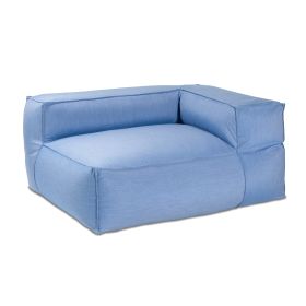 Baya Outdoor Left Corner - Sunbrella (Option: Ocean Blue)