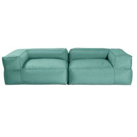 Baya Outdoor Modular Loveseat - Luxurious Soft Seating for Poolside or Hospitality (Option: Breeze)