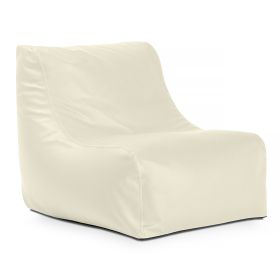 Jaxx Ponce Nautical Edition - Casual Bean Bag Seating for Boat (Option: Yacht & Watersports - Marine Vinyl White)