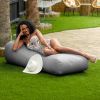Arlo Outdoor Bean Bag Sun Lounger - Pool and Patio Chaise Recliner