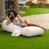 Arlo Outdoor Bean Bag Sun Lounger - Pool and Patio Chaise Recliner