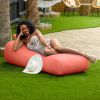 Arlo Outdoor Bean Bag Sun Lounger - Pool and Patio Chaise Recliner