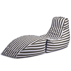 Jaxx Prado Outdoor Chaise Lounge (Option: Taupe Stripes)