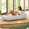 Arlo Outdoor Bean Bag Sun Lounger - Pool and Patio Chaise Recliner