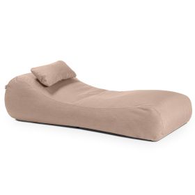Arlo Outdoor Bean Bag Sun Lounger - Pool and Patio Chaise Recliner (Option: Petal)
