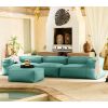 Baya 4 Piece Outdoor Sofa with Ottoman - Luxurious European Style Soft Seating