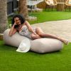 Arlo Outdoor Bean Bag Sun Lounger - Pool and Patio Chaise Recliner
